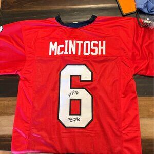 UGA Kenny McIntosh signed back to back jersey